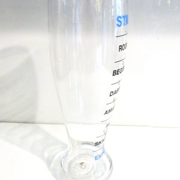 BR2 - 11.5" High ROOKIE BEER GLASS Vintage Bar Novelty Glass DRINKING GAME - Picture 5 of 9